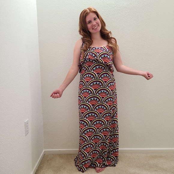 Xhilaration Beautiful Patterned Maxi Dress - Picture 16 of 16